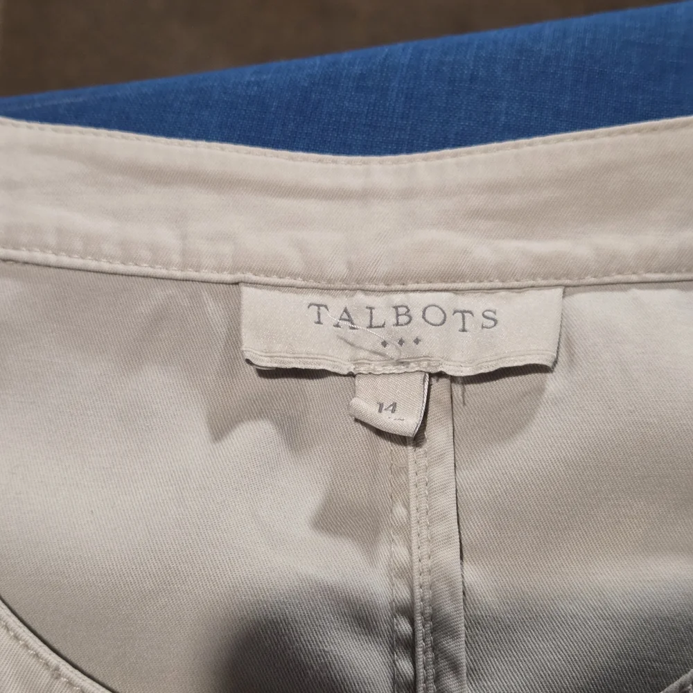 Talbots Cream Ruffle Jacket - Picture 5 of 5